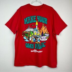 Walt Disney World “Make Your Own Magic” Adult Graphic T-Shirt Size XXL